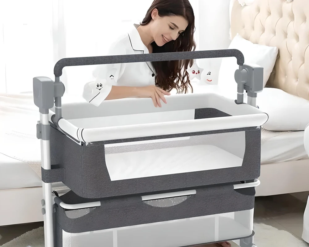 self rocking baby bassinet